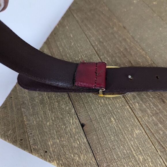 Vintage Pierre Cardin Leather Belt – Adjustable 29.5"–33.5" – Made in France - Picture 8 of 8